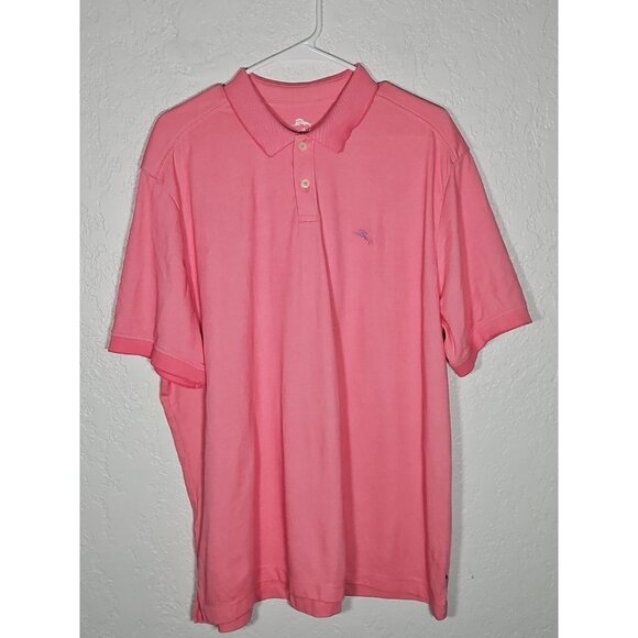 Tommy Bahama Other - Tommy Bahama Men's Polo Shirt - Short Sleeve - Pink - XL